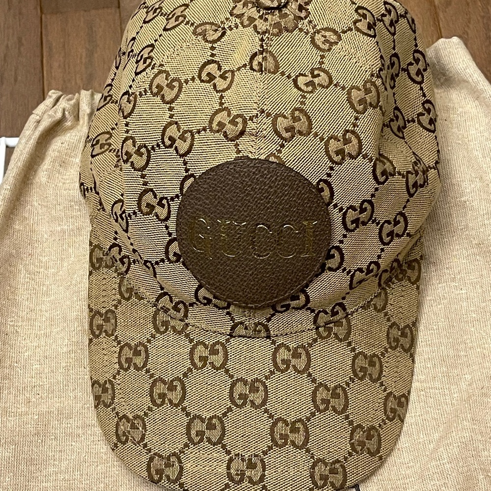 Gucci GG canvas baseball hat for men